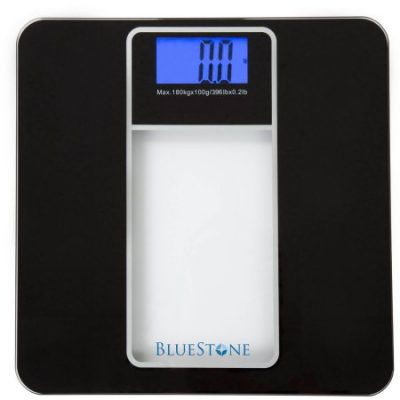 Walmart – Bluestone Digital Glass Bathroom Scale with LCD Display, Black Only $12.01 (Reg $19.63) + Free Store Pickup