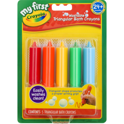 Walmart – My First Crayola Washable Triangular Bath Crayons, 5 Count Only $4.97 (Reg $6.02) + Free Store Pickup