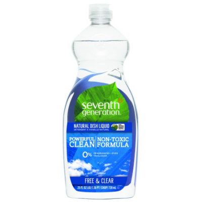 Walmart – Seventh Generation Dish Liquid, Free & Clear, 25 FL Oz Only $2.97 (Reg $3.82) + Free Store Pickup