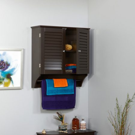 Walmart – RiverRidge Ellsworth 2-Door Wall Cabinet, Espresso Only $36.61 (Reg $50.89) + Free Shipping