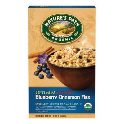 Walmart – Nature’s Path Hot Oatmeal, Optimum Power® Blueberry Cinnamon Flax, 8 Packets Only $2.97 (Reg $3.28) + Free Store Pickup