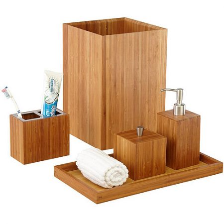 Walmart – Seville Classics 5-Piece Bamboo Bath and Vanity Luxury Bathroom Essentials Accessory Set Only $34.19 (Reg $44.96) + Free Store Pickup