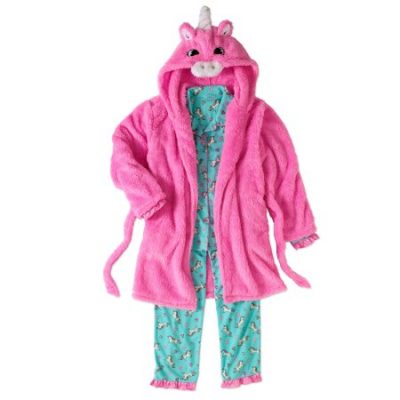 Walmart – Bunz Kidz Girls’ Unicorn Plush Robe and Sleepwear 3pc Set Only $13.50 (Reg $17.97) + Free Store Pickup