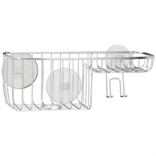 Walmart – Mainstays™ Chrome Shower Basket with Hooks Only $4.97 (Reg $6.92) + Free Store Pickup