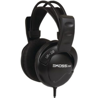 Walmart – Koss UR20 Full-Size Over-The-Ear Headphones, Black Only $16.65 (Reg $29.99) + Free Store Pickup