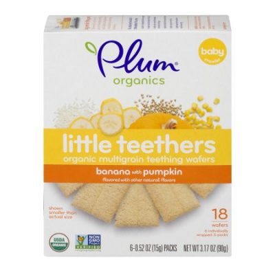 Walmart – Plum Organics Little Teethers Multigrain Wafers Banana with Pumpkin – 18 CT0.52 OZ Only $3.48 (Reg $4.38) + Free Store Pickup