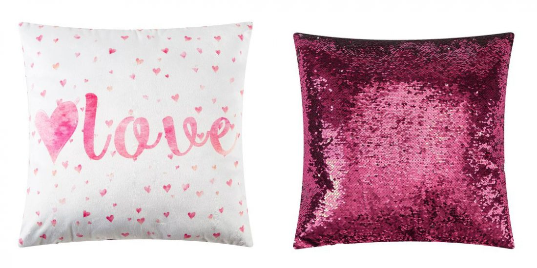 Walmart – Mainstays Love Sparkle Sequin Throw Pillow Only $5.00 (Reg $15.99) + Free Store Pickup