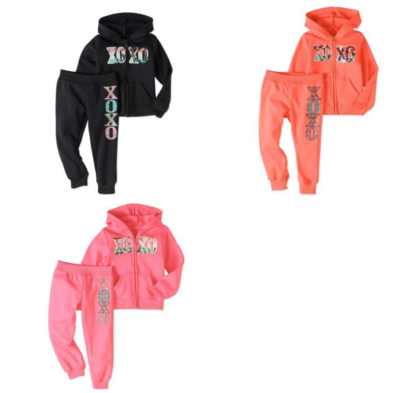 Walmart – XOXO Girls’ 2-Piece Solid Hoodie and Pants Set With Sequin and Glitter Art Only $14.00 (Reg $20.00) + Free Store Pickup