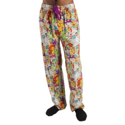 Walmart – Big Men’s Nickelodeon 90’s Cartoon Character All Over Print Cotton Jersey Pajama Lounge Pants, 2XL Only $8.00 (Reg $12.00) + Free Store Pickup