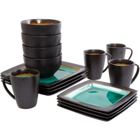 Walmart – Gibson Home Ocean Oasis 16-Piece Dinnerware Set, Turquoise Only $41.68 (Reg $44.97) + Free 2-Day Shipping