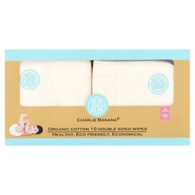 Walmart – Charlie Banana Organic Cotton Blue Emb Double Sided Wipes, 10 Count Only $14.99 (Reg $19.99) + Free Store Pickup