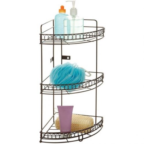 Walmart – Bath Bliss 3-Tier Corner Bath Shelf, Bronze Curls Only $10.40 (Reg $12.30) + Free Store Pickup