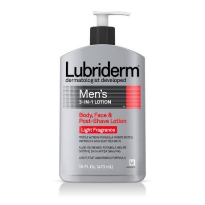 Walmart – Lubriderm Men’s 3-In-1 Body Lotion With Light Fragrance, 16 Fl. Oz. Only $6.96 (Reg $8.21) + Free Store Pickup