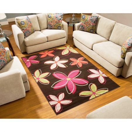 Walmart – Terra Daisy Area Rug Only $44.62 (Reg $50.00) + Free Shipping