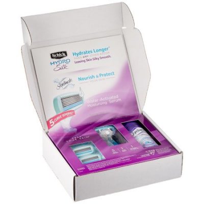 Walmart – Hydro Silk Base Purple 1up Razor, Refill 4ct, Skintimate Sensitive 7oz Only $11.86 (Reg $22.31) + Free Store Pickup