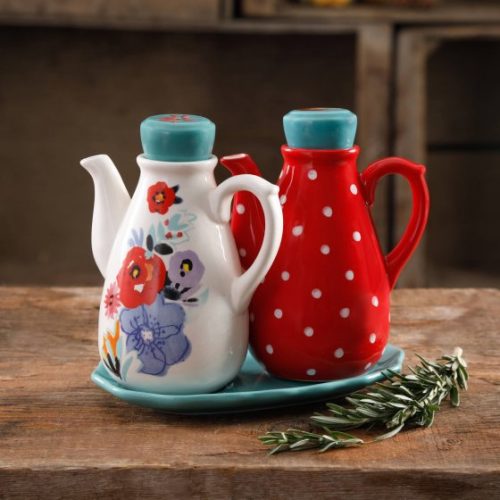 Walmart – The Pioneer Woman Flea Market 5.75″ Oil/Vinegar w/Tray Set Only $28.99 (Reg $31.04) + Free Store Pickup