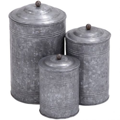 Walmart – Decmode Metal Galvanized Canister, Set of 3, Multi Color Only $29.74 (Reg $35.60) + Free Store Pickup