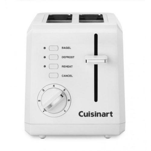 Walmart – Cuisinart 2-Slice Compact Plastic Toaster, White Only $29.95 (Reg $55.00) + Free Store Pickup