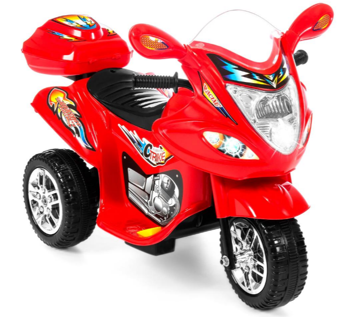 Kids 6V Ride On Motorcycle w/ 3 Wheels (Red) $35.15 (Reg $120.00) + Free Shipping