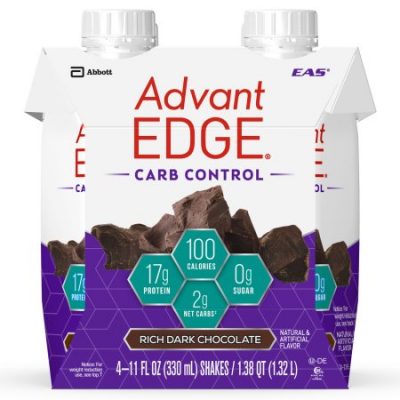 Walmart – EAS AdvantEDGE Carb Control Ready-to-Drink Protein Shake, 17 g of Protein, Rich Dark Chocolate Only $14.82 (Reg $19.47) + Free Store Pickup