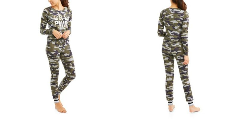 Walmart – Women’s 2-Piece Sweater Knit Sleep Set Only $6.50 (Reg $18.92) + Free Store Pickup