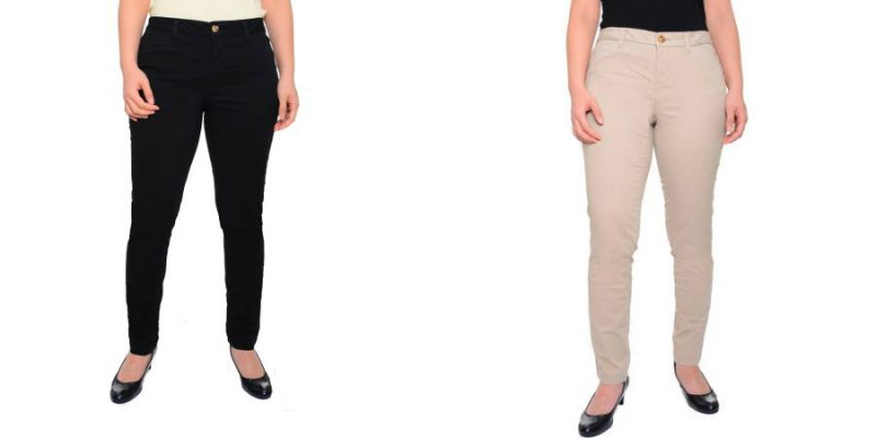 Walmart – Faded Glory Women’s Skinny Chino Pants Only $7.96 (Reg $14.94) + Free Store Pickup