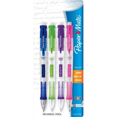 Walmart – Paper Mate Clearpoint Mechanical Pencils, 0.7mm #2 HB, Fashion Barrels, 4-Count Only $5.19 (Reg $9.11) + Free Store Pickup