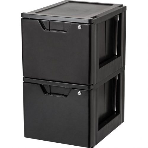 Walmart – IRIS Letter Size Stacking File Drawer with Lock, Black Only $30.68 (Reg $58.44) + Free Store Pickup