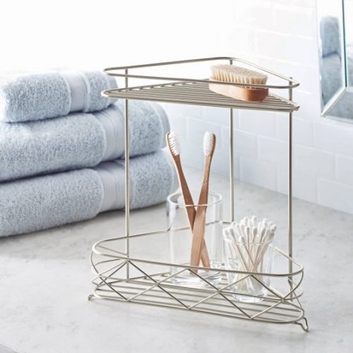 Walmart – Better Homes and Gardens Free Standing Bathroom Corner Storage Shelves, 2-Tier, Satin Only $12.97 (Reg $14.97) + Free Store Pickup