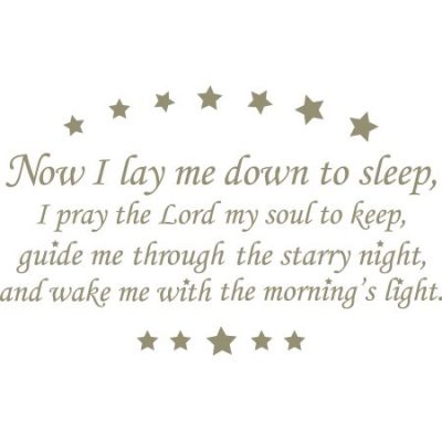 Walmart – WallPops Sleep Time Children’s Prayer Wall Decal Only $9.26 (Reg $10.89) + Free Store Pickup