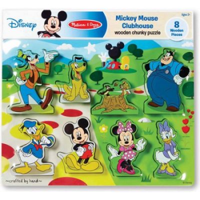 Walmart – Disney Mickey Mouse Clubhouse Wooden Chunky Puzzle Only $7.97 (Reg $34.25) + Free Store Pickup