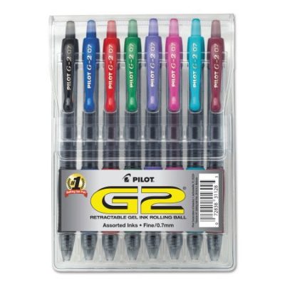 Walmart- Pilot G2 Premium Retractable Gel Ink Pen, Assorted Ink, .7mm, 8/Set Only $7.12 (Reg $17.61) + Free Store Pickup