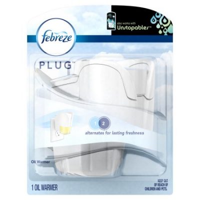 Walmart – Febreze Plug Oil Warmer, 1 Count Only $2.97 (Reg $3.77) + Free Store Pickup