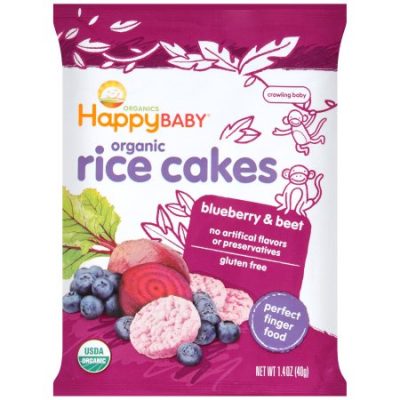 Walmart – Happy Baby® Organic Blueberry & Beet Rice Cakes 1.4 oz. Bag Single Pack Only $2.64 (Reg $2.94) + Free Store Pickup