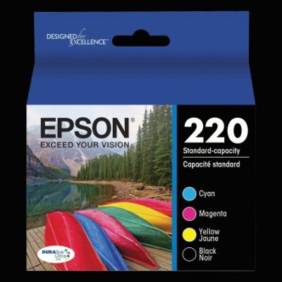 Walmart – Epson 220 DURABrite Ultra Black/Color Combo Pack Ink Cartridges Only $28.49 (Reg $36.05) + Free Store Pickup