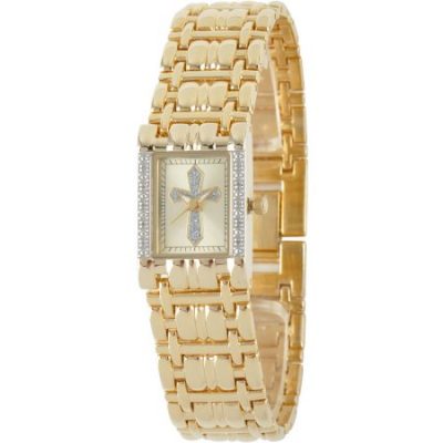 Walmart – Women’s Cross Rectangular Bracelet Watch, Gold Only $47.06 (Reg $89.99) + Free Shipping