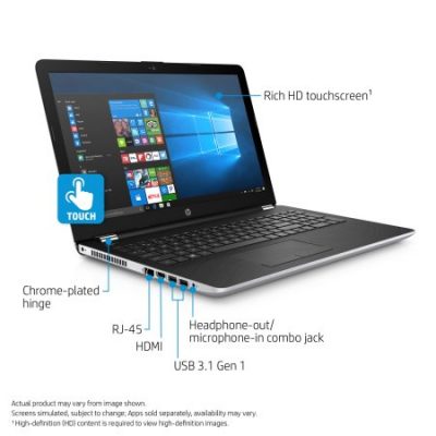 Walmart – HP Jaguar 15-bs070wm, 15.6″ Natural Silver Touch Laptop, Windows 10, Intel Core Only $489.00 (Reg $549.00) + Free Store Pickup