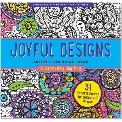 Walmart – Joyful Designs Artist’s Coloring Book (Paperback) Only $3.99 (Reg $7.82) + Free Store Pickup