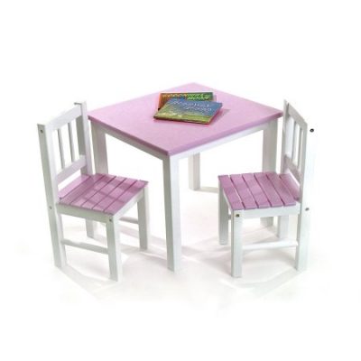 Walmart – Lipper Child’s Table & Chairs, 3-Piece Set, Pink & White Only $68.59 (Reg $85.89) + Free 2-Day Shipping