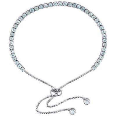 Walmart – Tangelo 3-3/4 Carat T.G.W. Blue Topaz Sterling Silver Adjustable Tassel Bracelet, 10 Only $52.88 (Reg $63.99) + Free Store Pickup