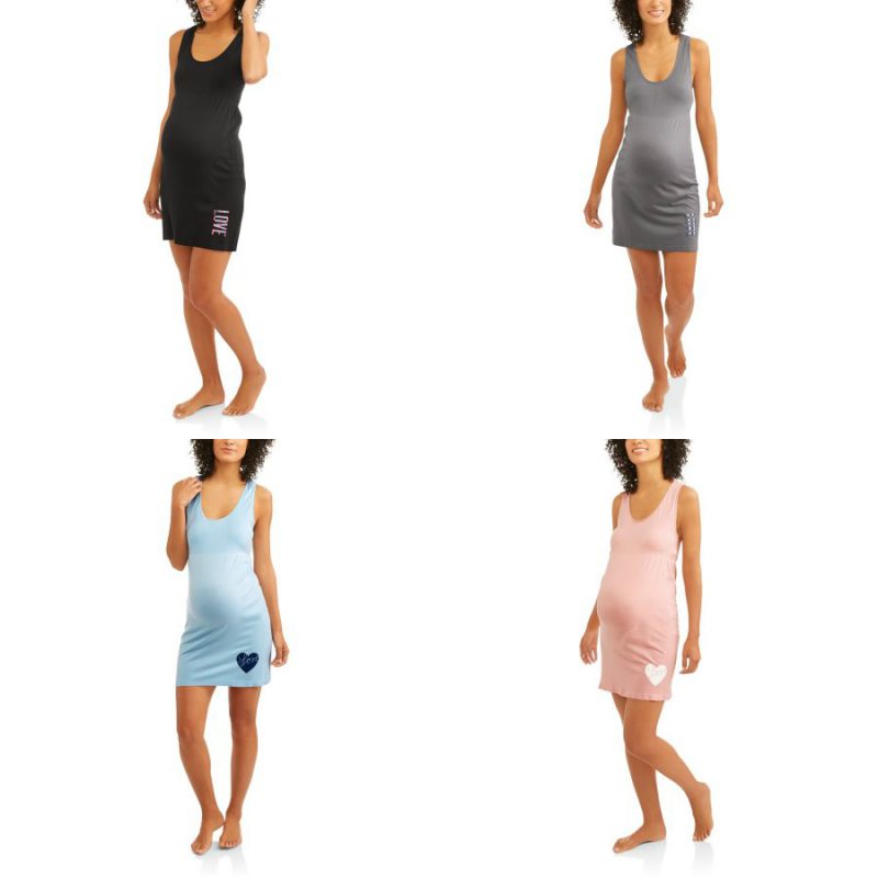 Walmart – Labor of Love Maternity Seamless Racer Back Chemise With Love Graphic– Available In Plus Size Only $7.99 (Reg $14.88) + Free Store Pickup