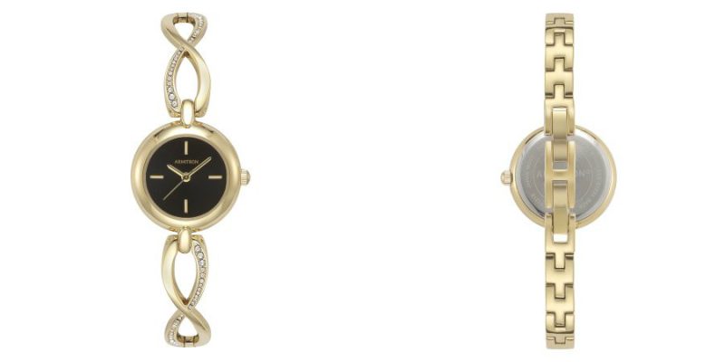 Walmart – Armitron Women’s Round Dress Watch, Gold Bracelet Only $25.00 (Reg $45.00) + Free Store Pickup