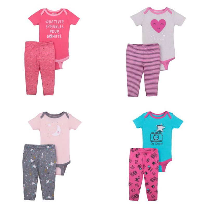 Walmart – Little Star Organic Newborn Baby Girl Bodysuit & Pant 2pc Outfit Set Only $6.00 (Reg $7.94) + Free Store Pickup