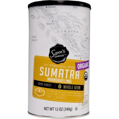 Walmart – Sam’s Choice Organic Sumatra Mandheling Whole Bean Coffee, Dark Roast, 12 oz Only $5.88 (Reg $7.02) + Free Store Pickup