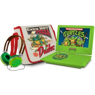 Walmart – Teenage Mutant Ninja Turtles 7″ Portable DVD Player with Carrying Bag and Headphones Only $57.10 (Reg $79.99) + Free 2-Day Shipping