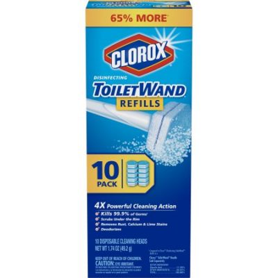 Walmart – Clorox ToiletWand Disinfecting Refills, 10 ct Only $4.97 (Reg $6.02) + Free Store Pickup