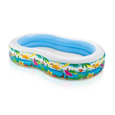 Walmart – Intex 8.6′ x 5.25′ x 1.2′ Paradise Lagoon Inflatable Kiddie Swimming Pool Only $22.53 (Reg $26.50) + Free Store Pickup