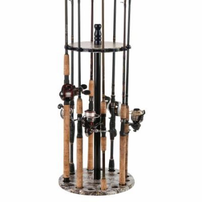 Walmart – Organized Fishing Round Floor Rack, 15 Capacity, Camo Only $17.50 (Reg $24.96) + Free Store Pickup