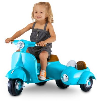 Walmart – 6-Volt Scooter with Sidecar by Kid Trax, Blue Only $49.00 (Reg $99.97) + Free Shipping