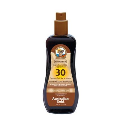 Walmart – Australian Gold SPF 30 Spray Gel Sunscreen w/ Instant Bronzer, 8 FL OZ Only $5.00 (Reg $7.40) + Free Store Pickup